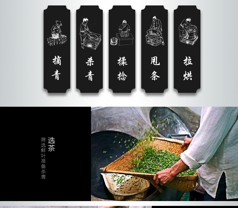 信阳毛尖铁罐 新款【金杯长方听】茶叶专用通版包装盒（不单卖）