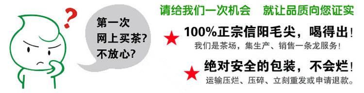 敬上好茶通版 新款信阳毛尖礼盒 浅绿色 一斤内4听（不单卖）