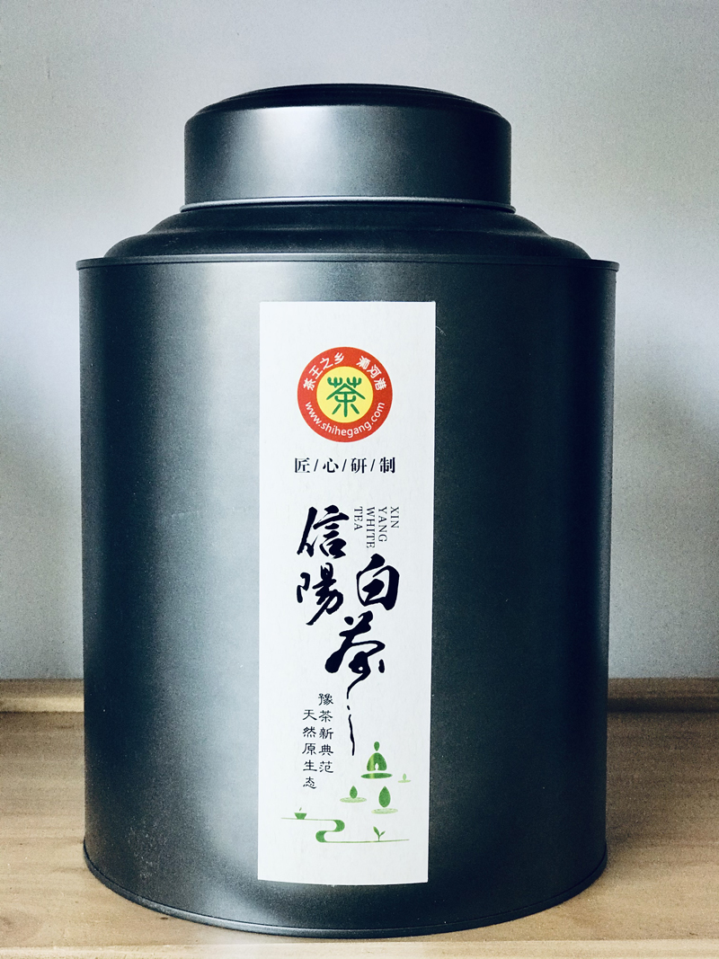 浉牌®信阳白茶2024新茶 白茶200g铁罐简装