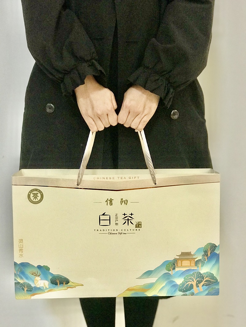 浉牌 信阳白茶 2024年明前头采皛芽 浉河港高山白茶礼品盒 258克装